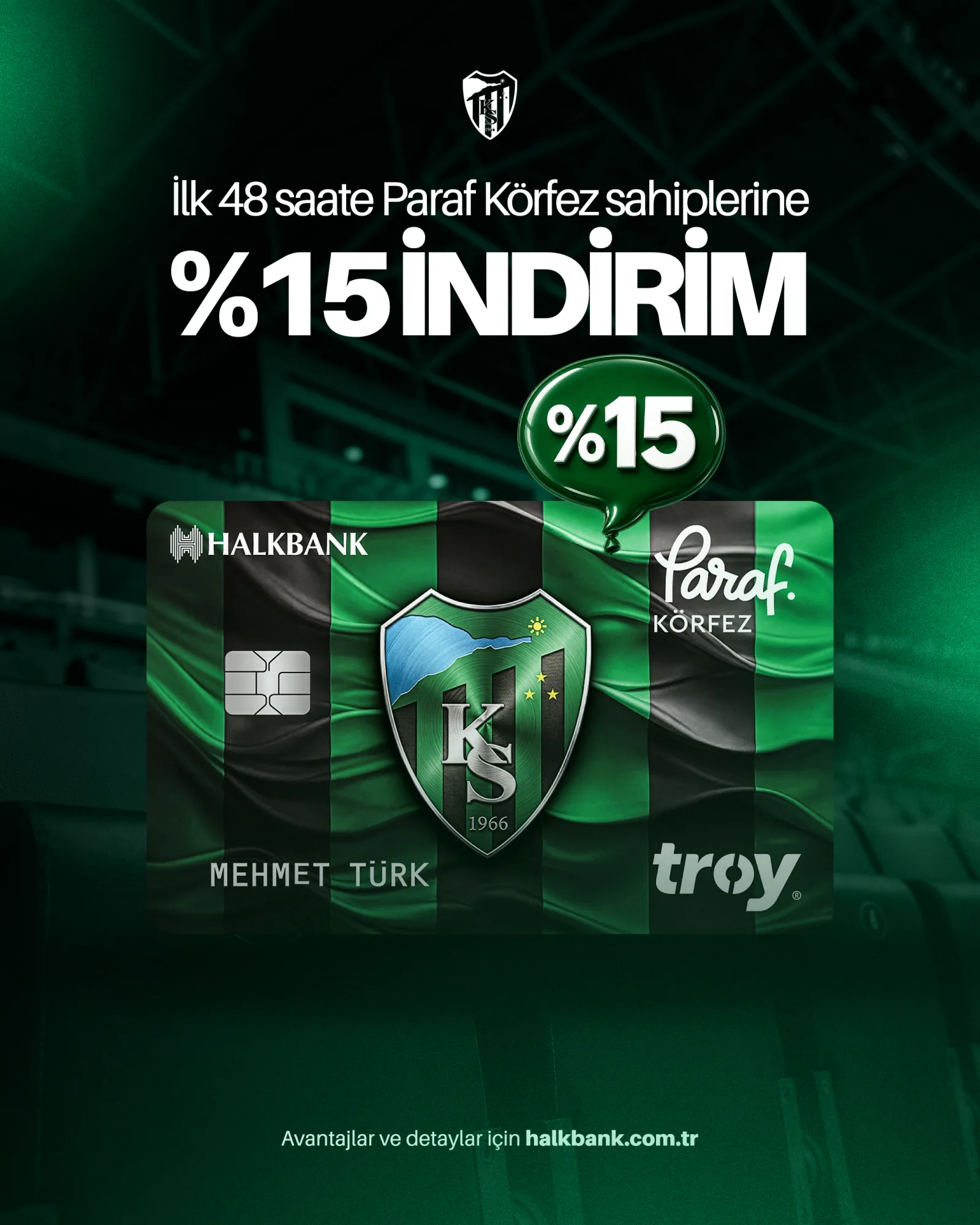 PARAF KÖRFEZ SAHİPLERİNE İLK 48 SAATTE %15 İNDİRİM!