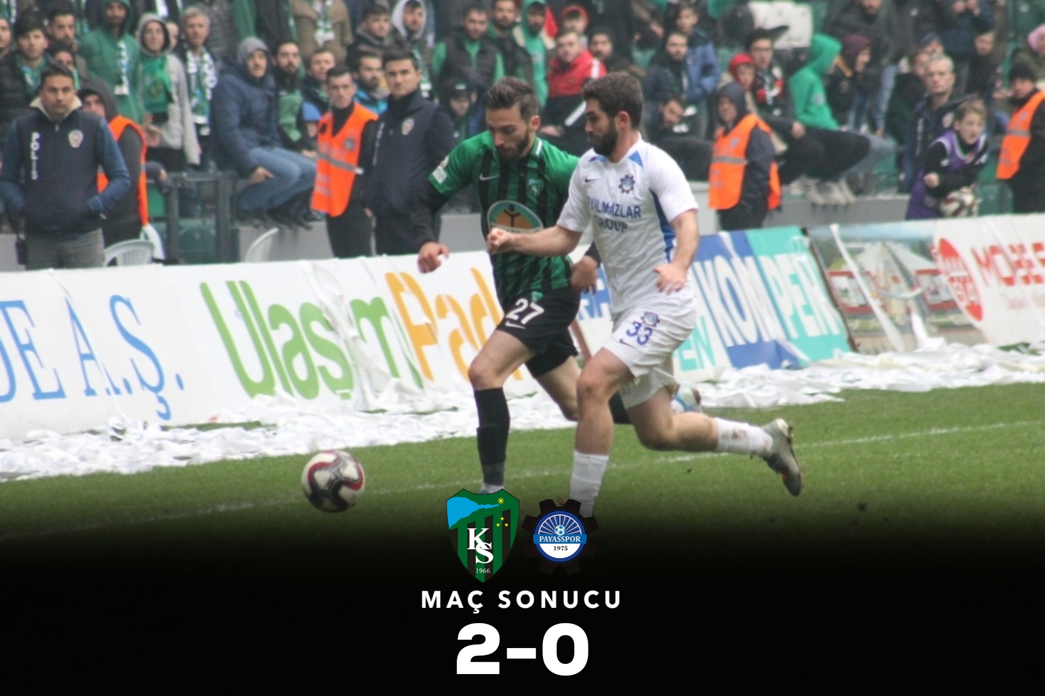 Kocaelispor 2 - 0 Payasspor