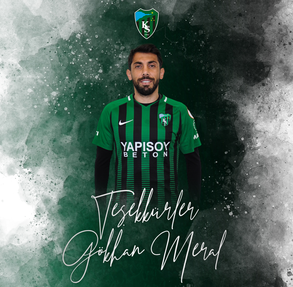 Yolun açık olsun Gökhan Meral!