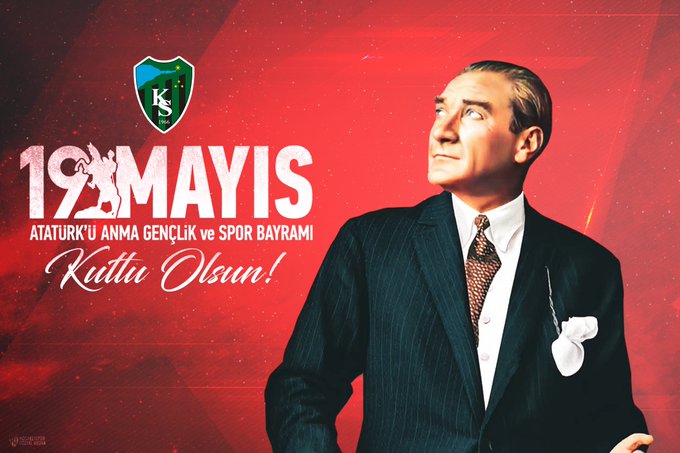 19 Mayıs Atatürk’ü Anma Gençlik ve Spor Bayramımız Kutlu Olsun!