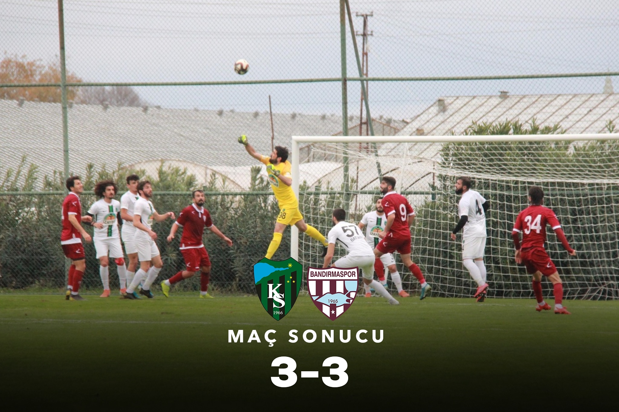Kocaelispor 3 - 3 Bandırmaspor