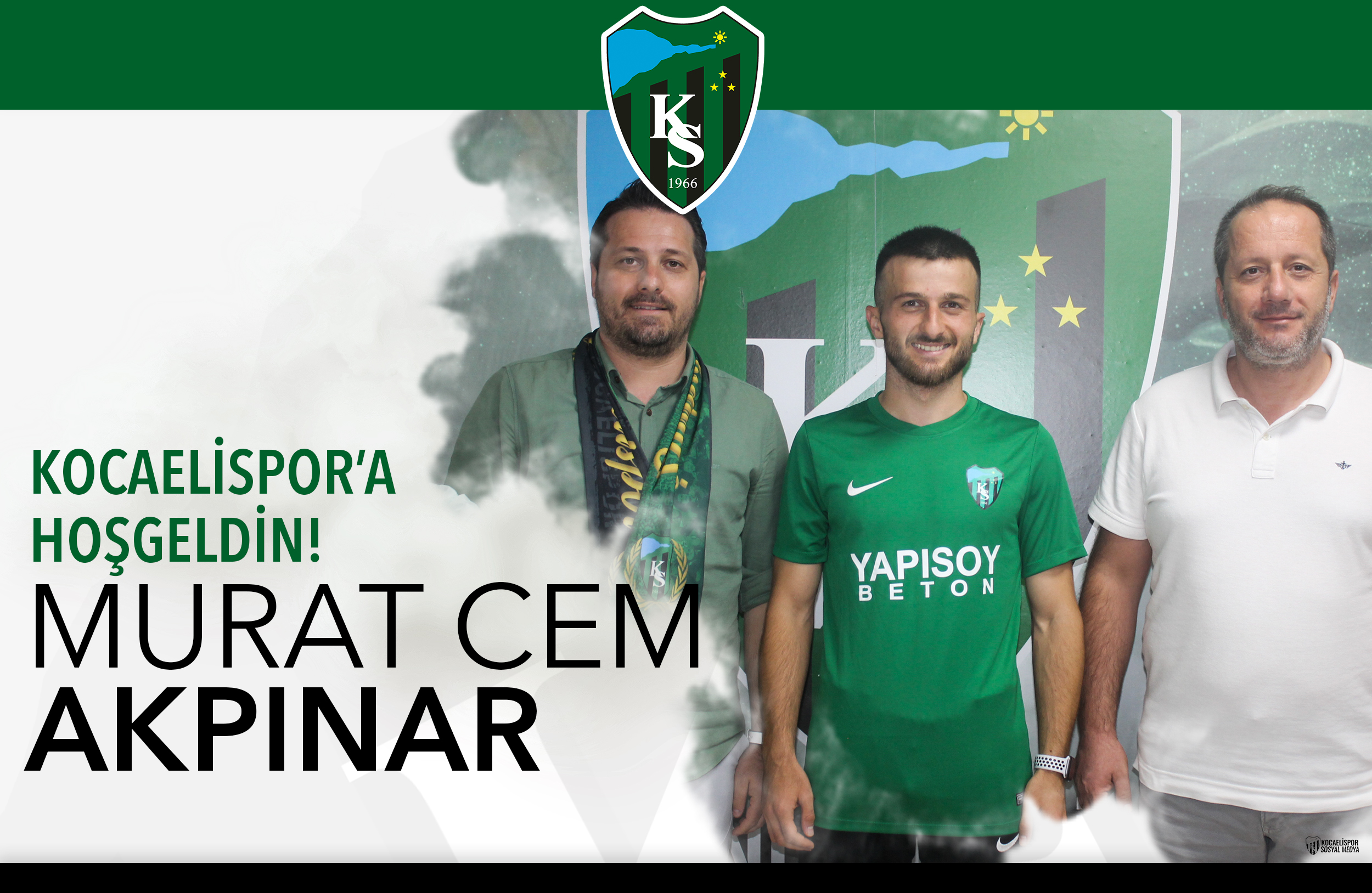 Kocaelispor'a Hoşgeldin Murat Cem Akpınar!