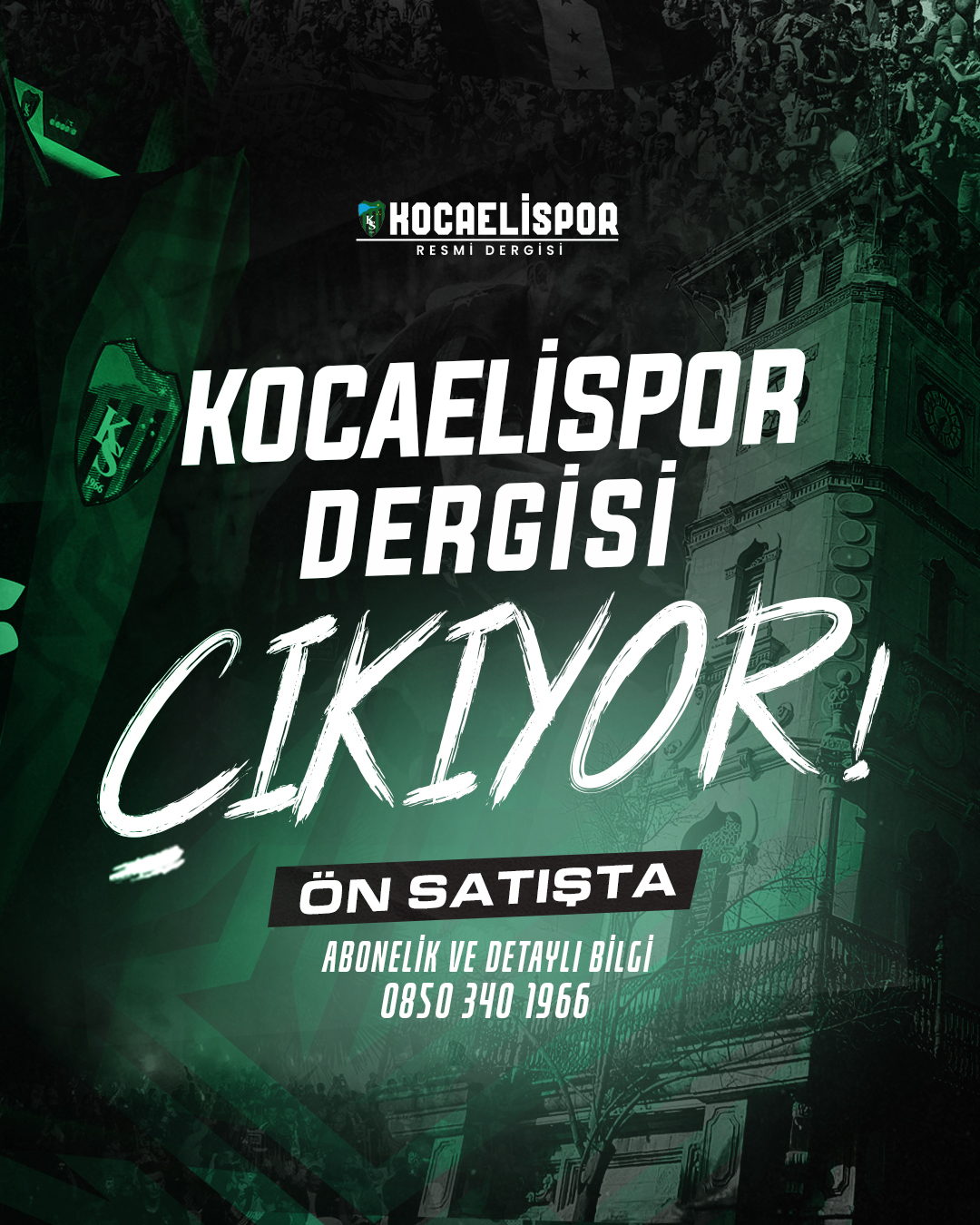 Kocaelispor Dergisi yayın hayatına başlıyor!