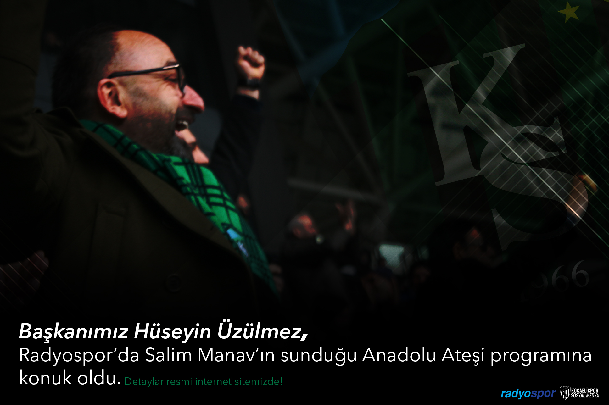 Başkanımız Radyospor'a konuk oldu!